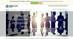 Desktop Screenshot of herculesgroup.com