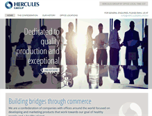 Tablet Screenshot of herculesgroup.com